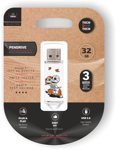 Calavera moto 32 gb pendrive