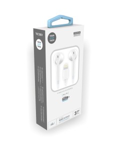 Auriculares HIP blancos, Lightning (Comp. Apple)