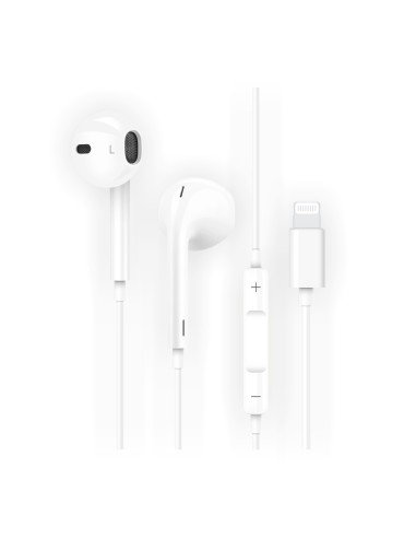 Auriculares HIP blancos, Lightning (Comp. Apple)