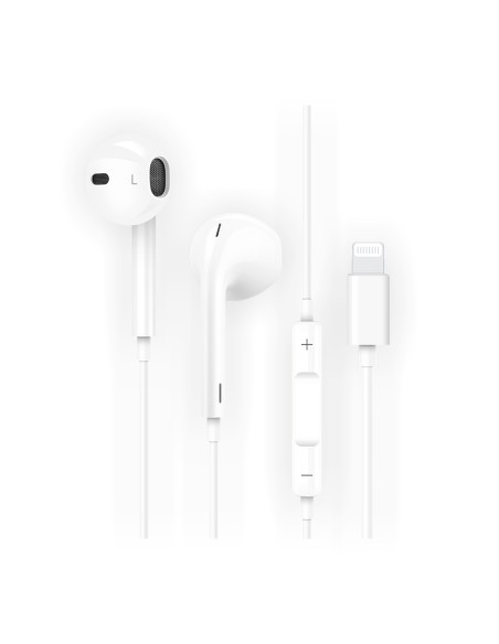 Auriculares HIP blancos, Lightning (Comp. Apple)