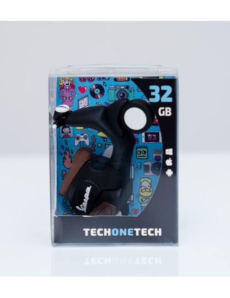 Moto Black scooter Vespa pendrive 32 Gb  