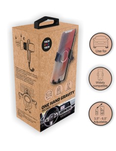 Soporte de móvil para coche, por gravedad univ