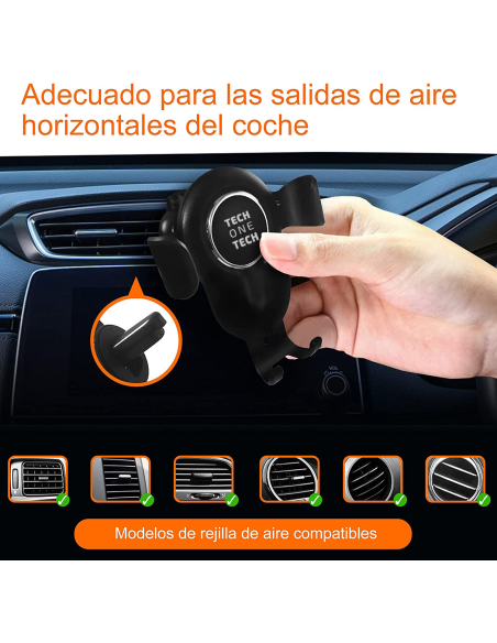 Soporte de móvil para coche, por gravedad univ
