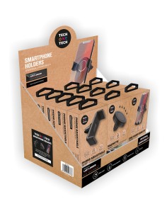 Pack ahorro expositor Soportes móvil coche 12 Unid