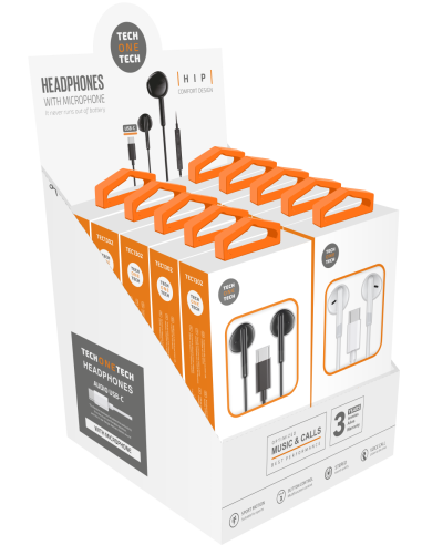 Pack ahorro auriculares HIP USB-C 10u (5+5)