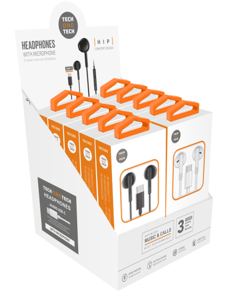 Pack ahorro auriculares HIP USB-C 10u (5+5)