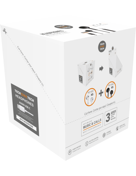 Pack ahorro auriculares HIP USB-C 10u (5+5)